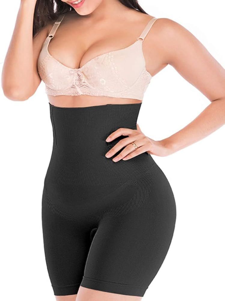 Shapewear Shorts for Women Tummy Control Shapewear Underwear Stomach Compression Garment Tuck Hig... | Amazon (US)