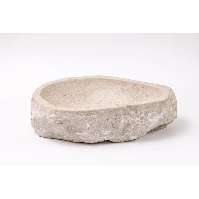 Natural Stone Vessel Bathroom Sink Rustic Ojinaga Marble | Wayfair North America