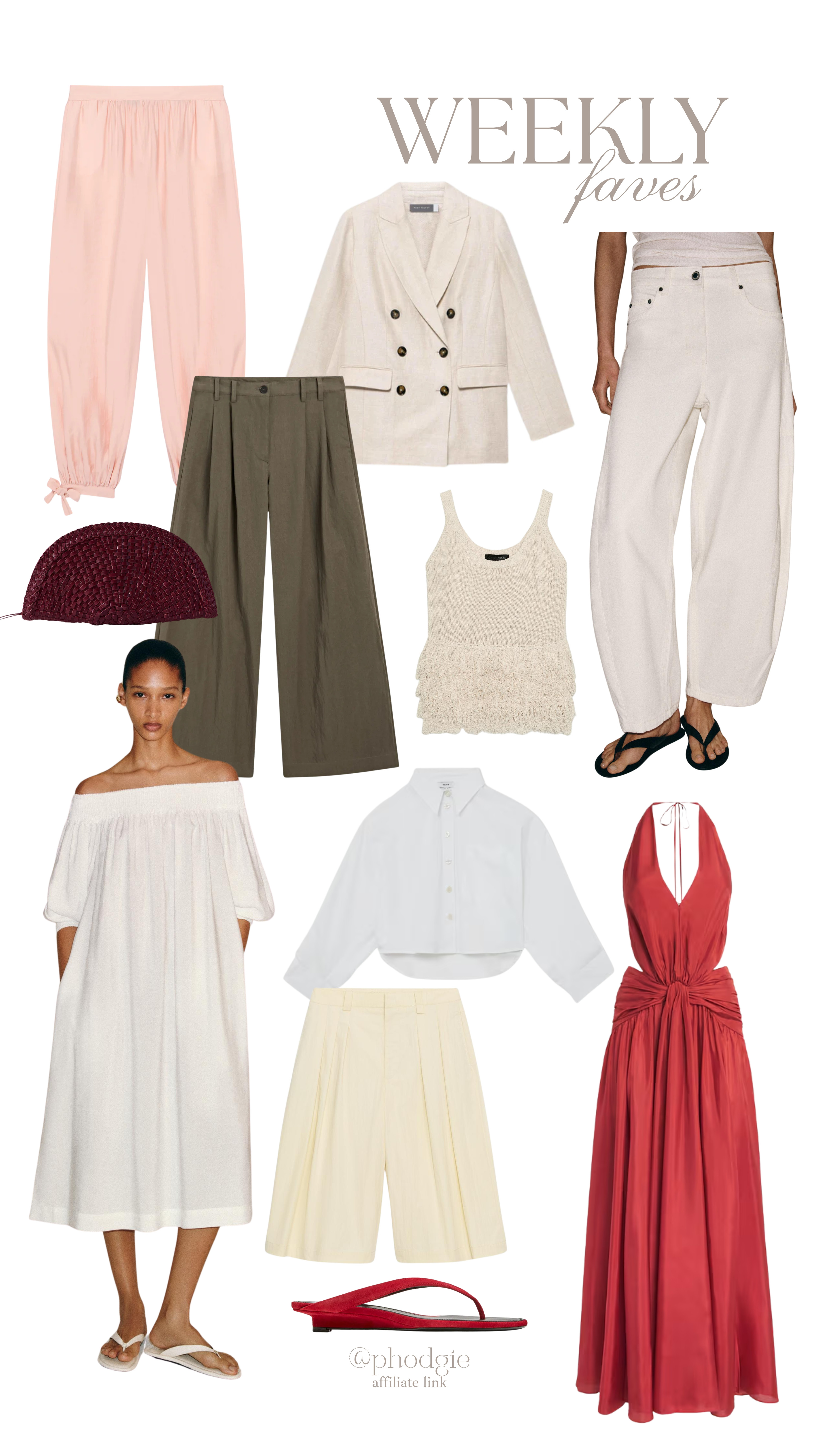 Weekly favourites 🤍✨

summer outfit, summer outfit inspiration, balloon trousers, summer trousers, barrel legs, maxi dress, holiday dress, bermuda shorts, office outfit inspiration, summer outfit outfits 

 #LTKuk #LTKsummer #LTKworkwear