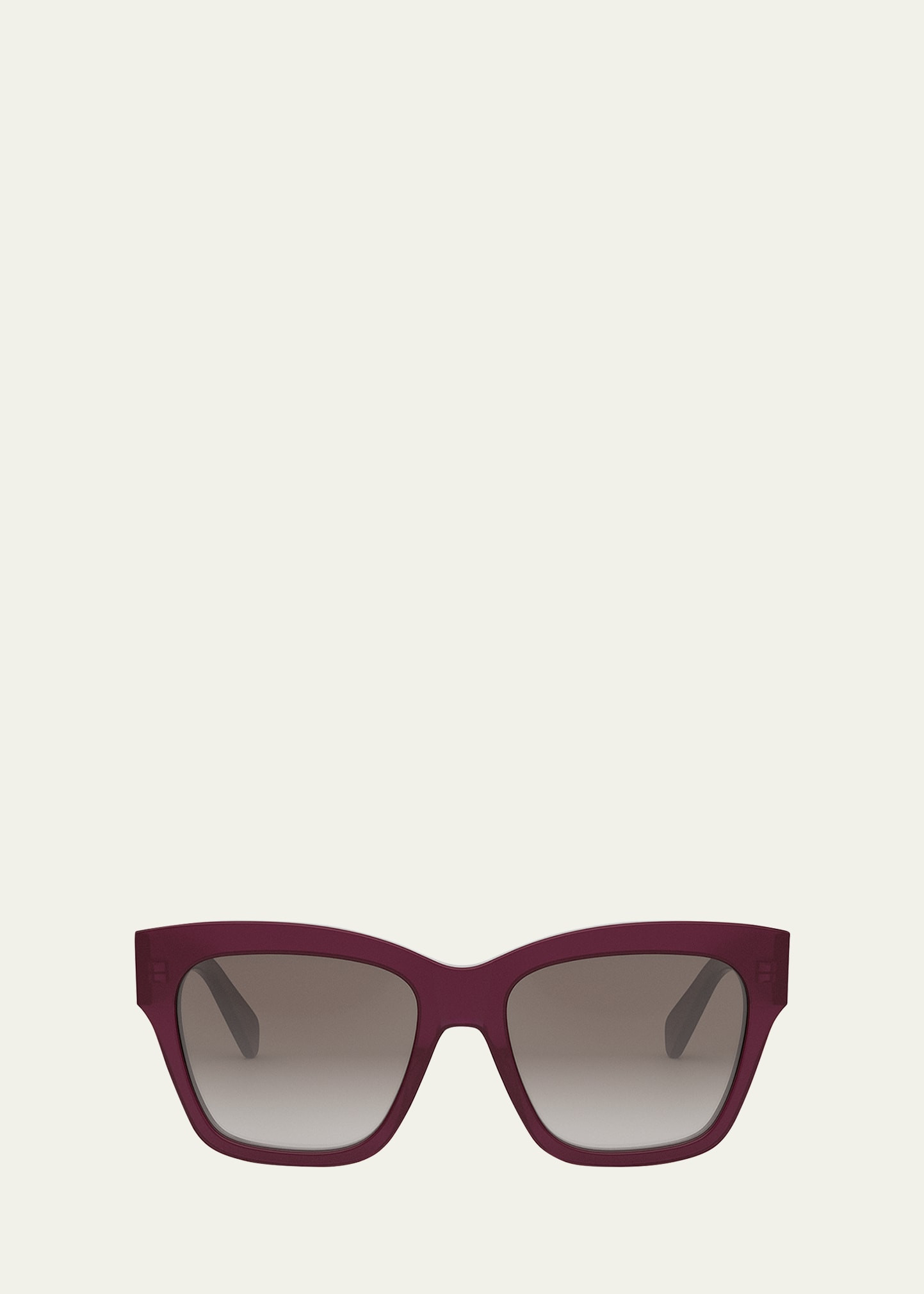 Celine Triomphe Acetate Square Sunglasses | Bergdorf Goodman