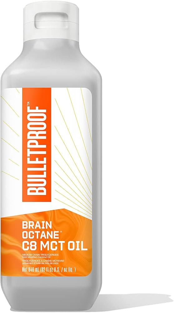 Amazon.com: Bulletproof Brain Octane C8 MCT Oil, 32 Ounces, Keto Supplement for Sustained Energy ... | Amazon (US)