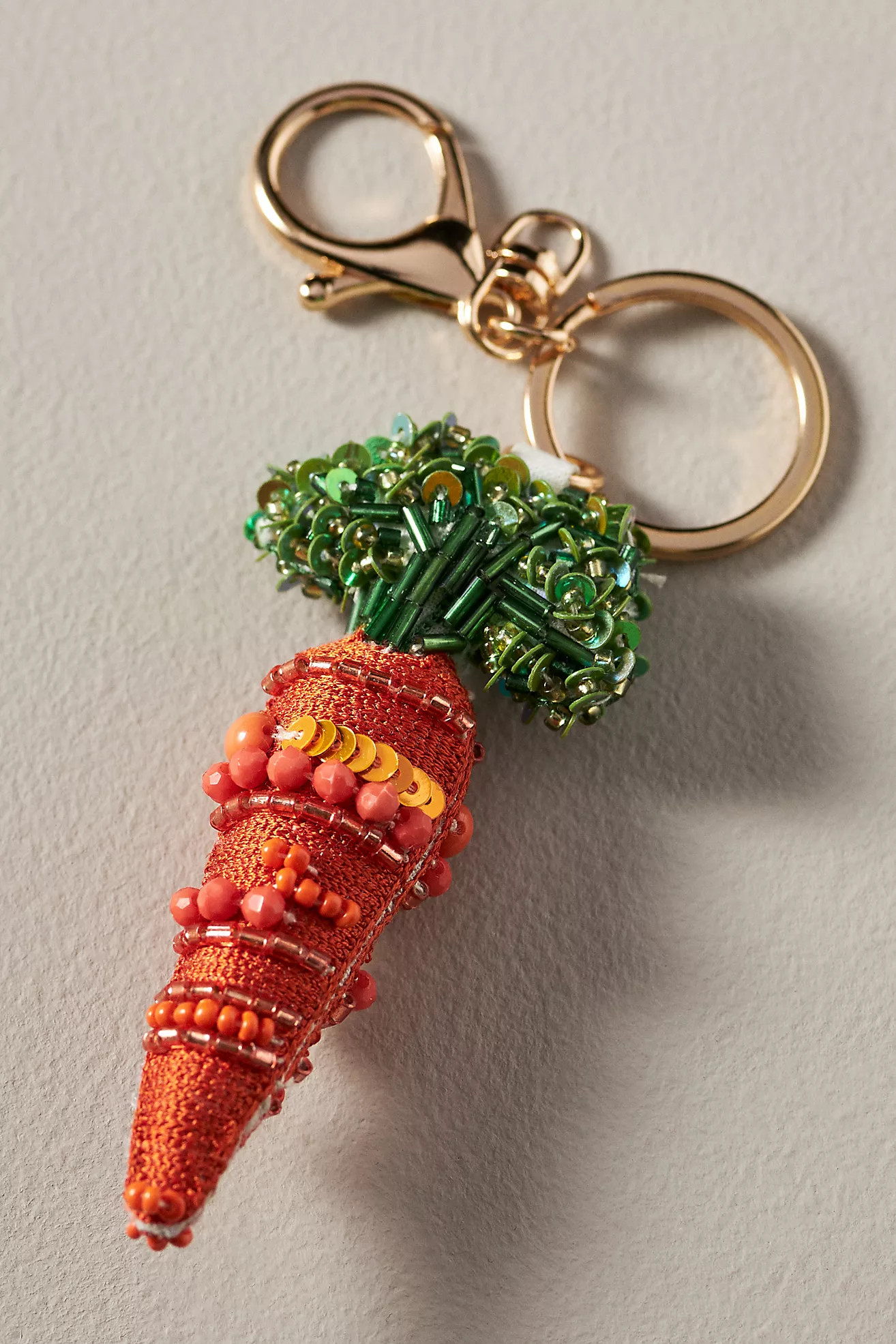 Beaded Vegetable Bag Charm | Anthropologie (US)