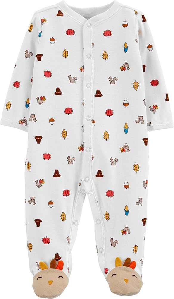 Carter's Unisex Baby Thanksgiving Day Sleep & Play (6 Months, Heather) | Amazon (US)