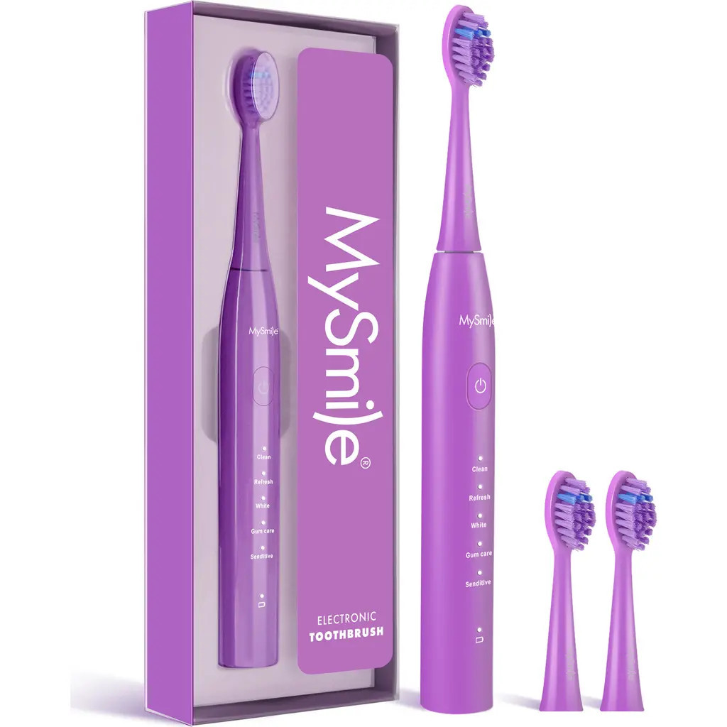 MySmile DY156 Essential Electric Toothbrush with 5 Modes in Fuchsia Purple at Nordstrom | Nordstrom