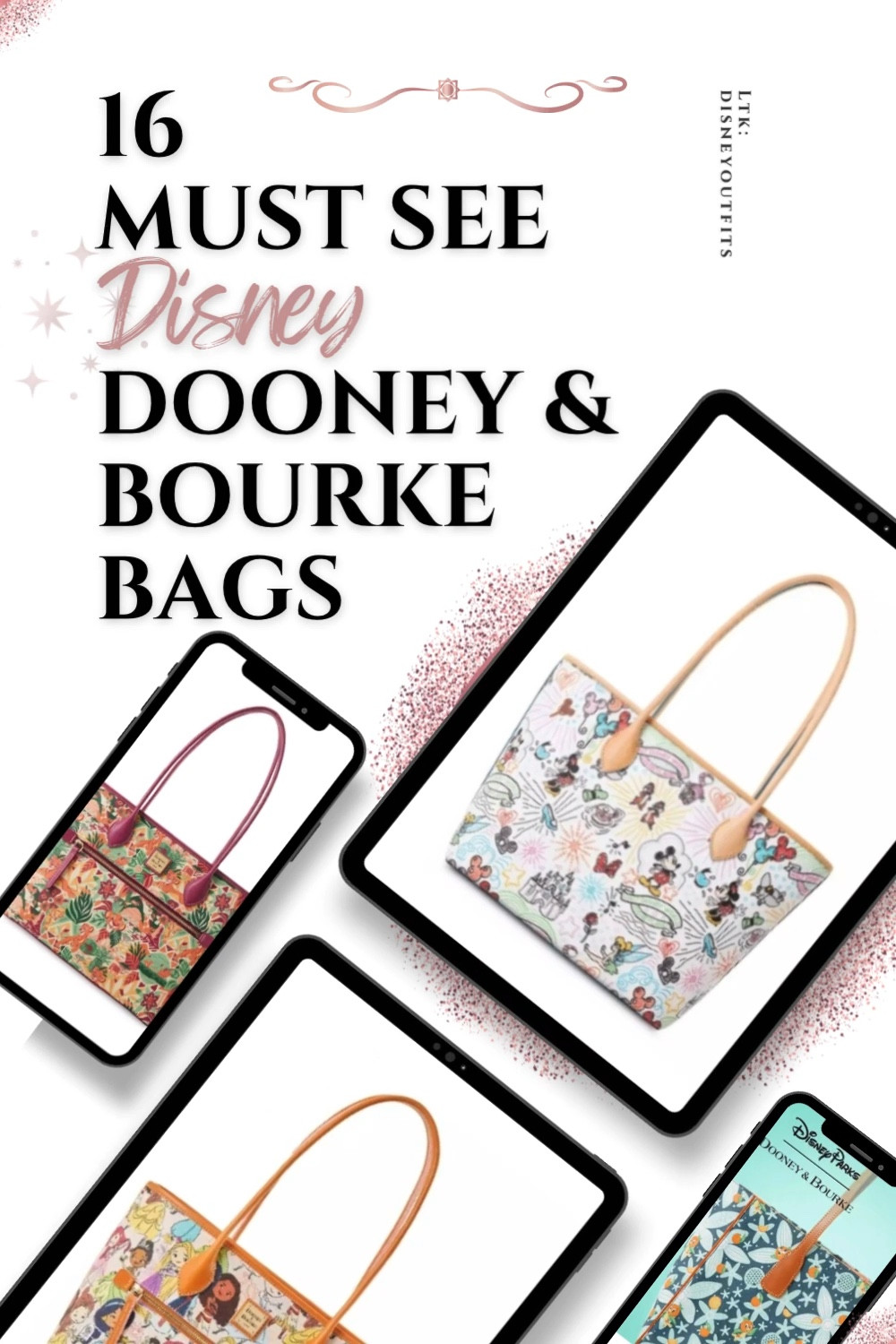 #dooneyandbourke #dooney #disneybag #disneybags #disneyprincess #mickey #minnie #mickeymouse #minniemouse #disney #giftforher #morhersday #christmasgiftguide #giftguide 

#LTKitbag #LTKtravel