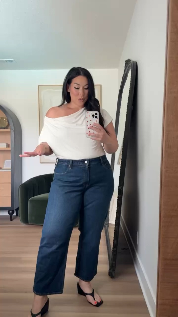 Midsize abercrombie spring casual outfit! 
-
-
-
Spring outfit inspo, affordable fashion, abercrombie fashion, abercrombie new arrivals, denim, asymmetric top, abercrombie outfit

#LTKMidsize #LTKootd