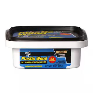 DAP Plastic Wood 8 oz. Natural Latex Wood Filler 08135 | The Home Depot