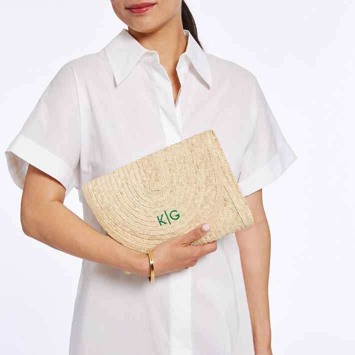 Palm Leaf Envelope Clutch | Mark and Graham