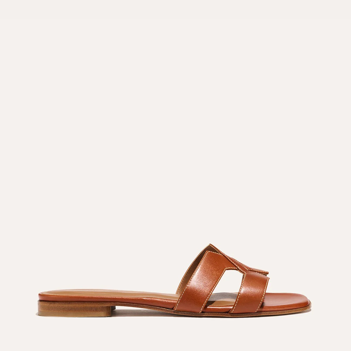 The MX Sandal - Saddle Calf | Margaux