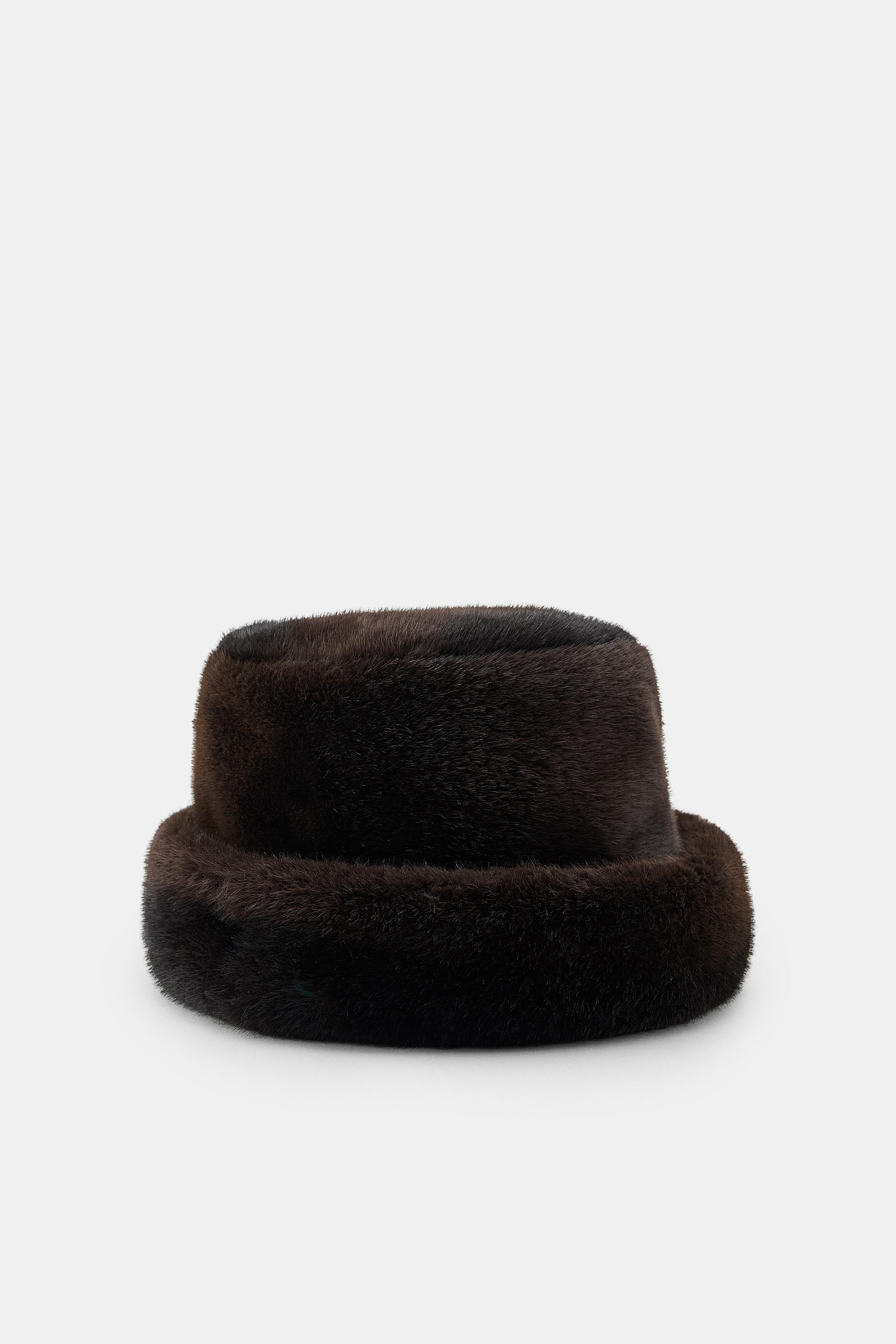 FAUX FUR CUFFED HAT | Zara US