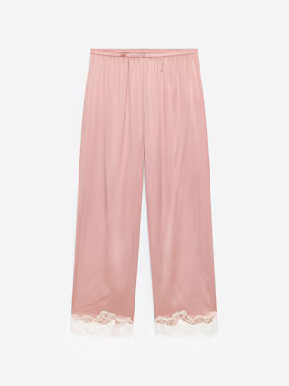 Hose aus Stretch-Seide – Hellrosa – Damen – ARKET DE | Arket EU