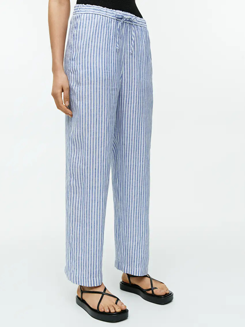 Linen Drawstring Trousers | ARKET (US&UK)