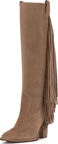 Vince Camuto Women's Pelia Knee High Boot, Oyster, 8.5 | Amazon (US)