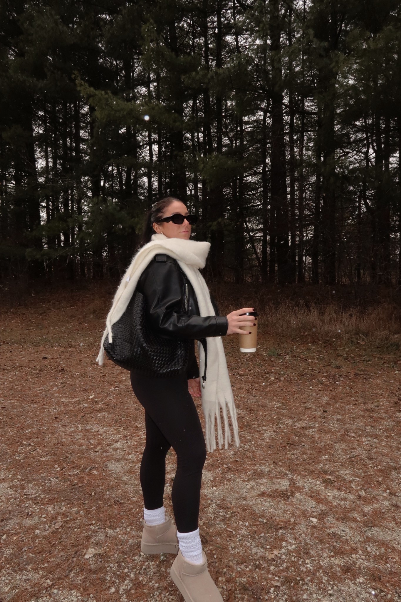 Resharing my most popular look from last fall! 🖤 Amazon leather jacket, black jacket, Amazon handbag, designer handbag, office outfits for fall weather, preppy fall, jackets, fall street style

#LTKFindsUnder50 #LTKStyleTip #LTKootd