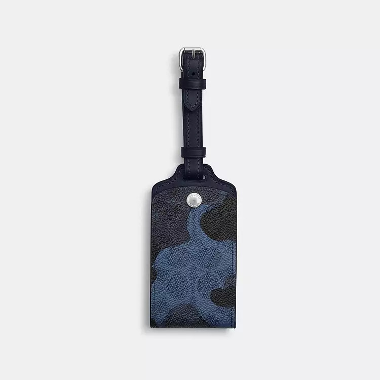 Luggage Tag In Signature Camo Print | Coach (US)