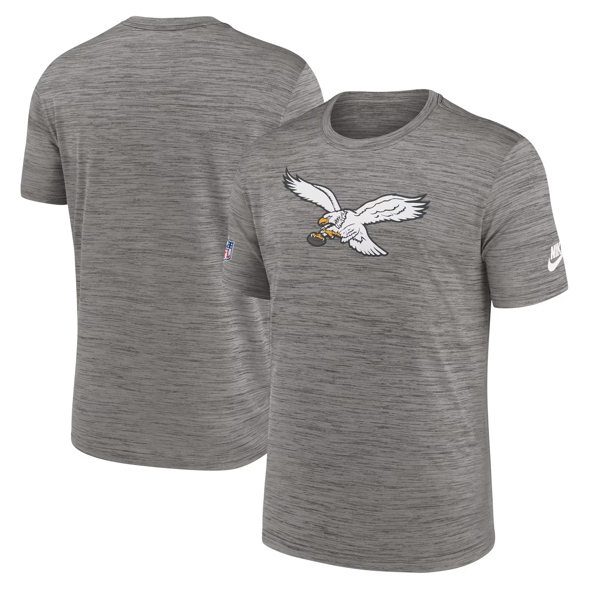 Philadelphia Eagles Nike Sideline Alternate Logo Performance T-Shirt - Heather Charcoal | Fanatics