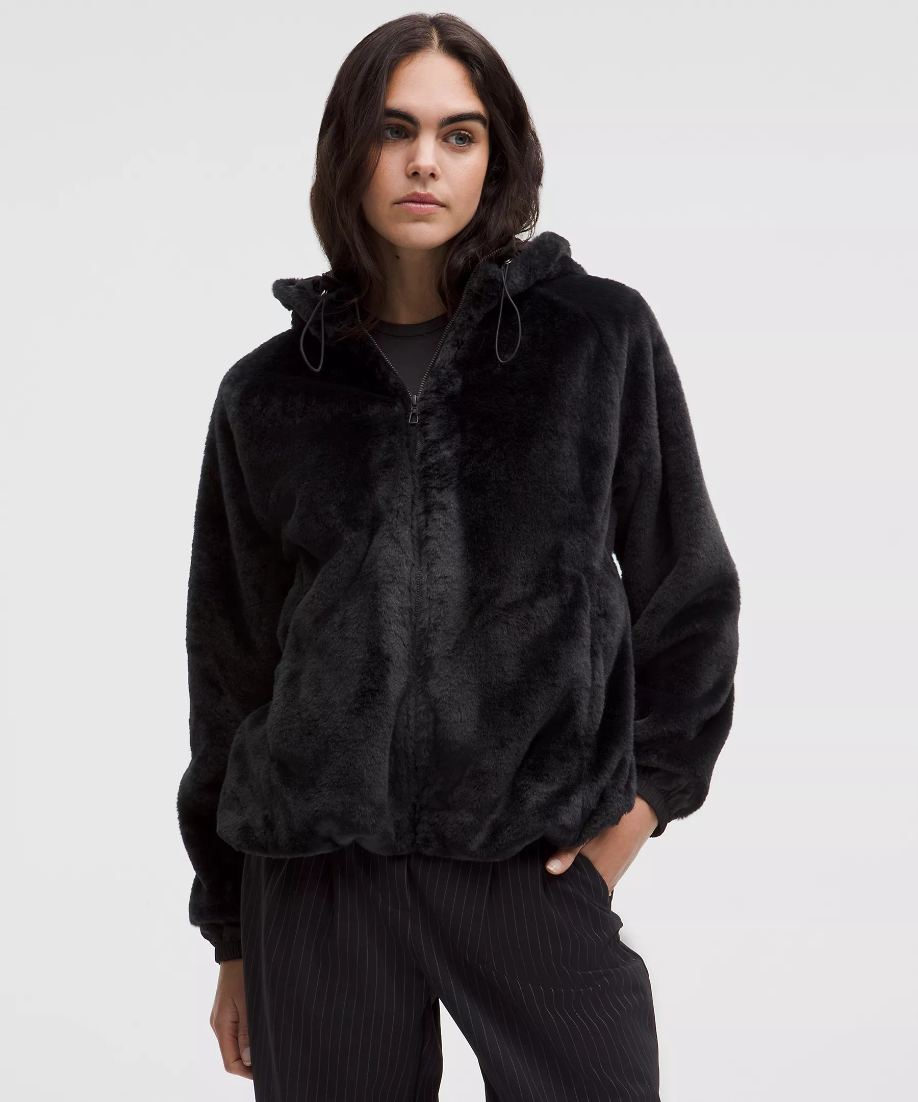 Faux Fur Full-Zip Hoodie | Lululemon (US)