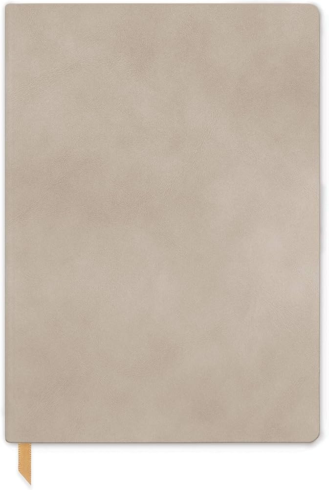 DesignWorks Ink Vegan Suede Flexible Cloth Journal Notebook with 192 Lined Pages and Ribbon Bookm... | Amazon (US)