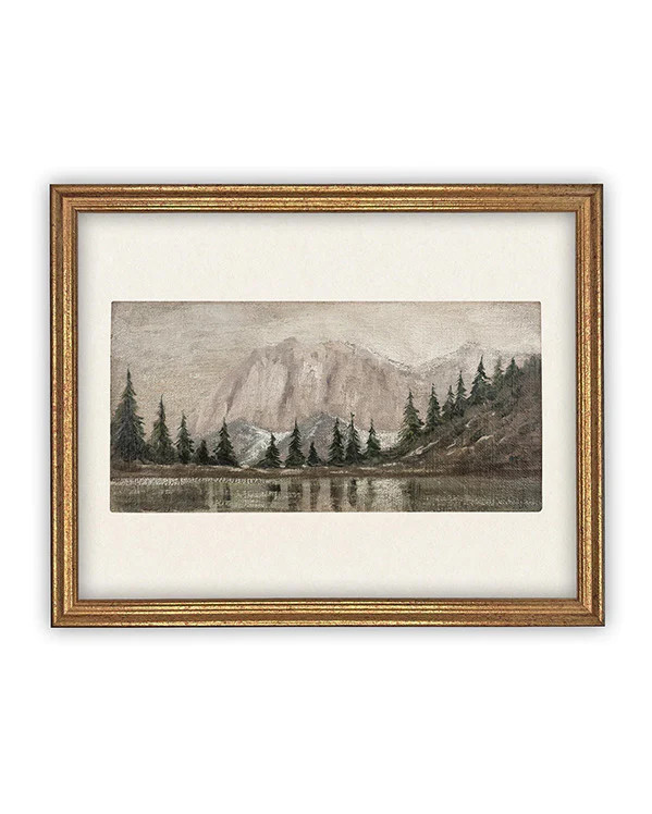 Vintage Lake Art - Framed | Elements by Remedy