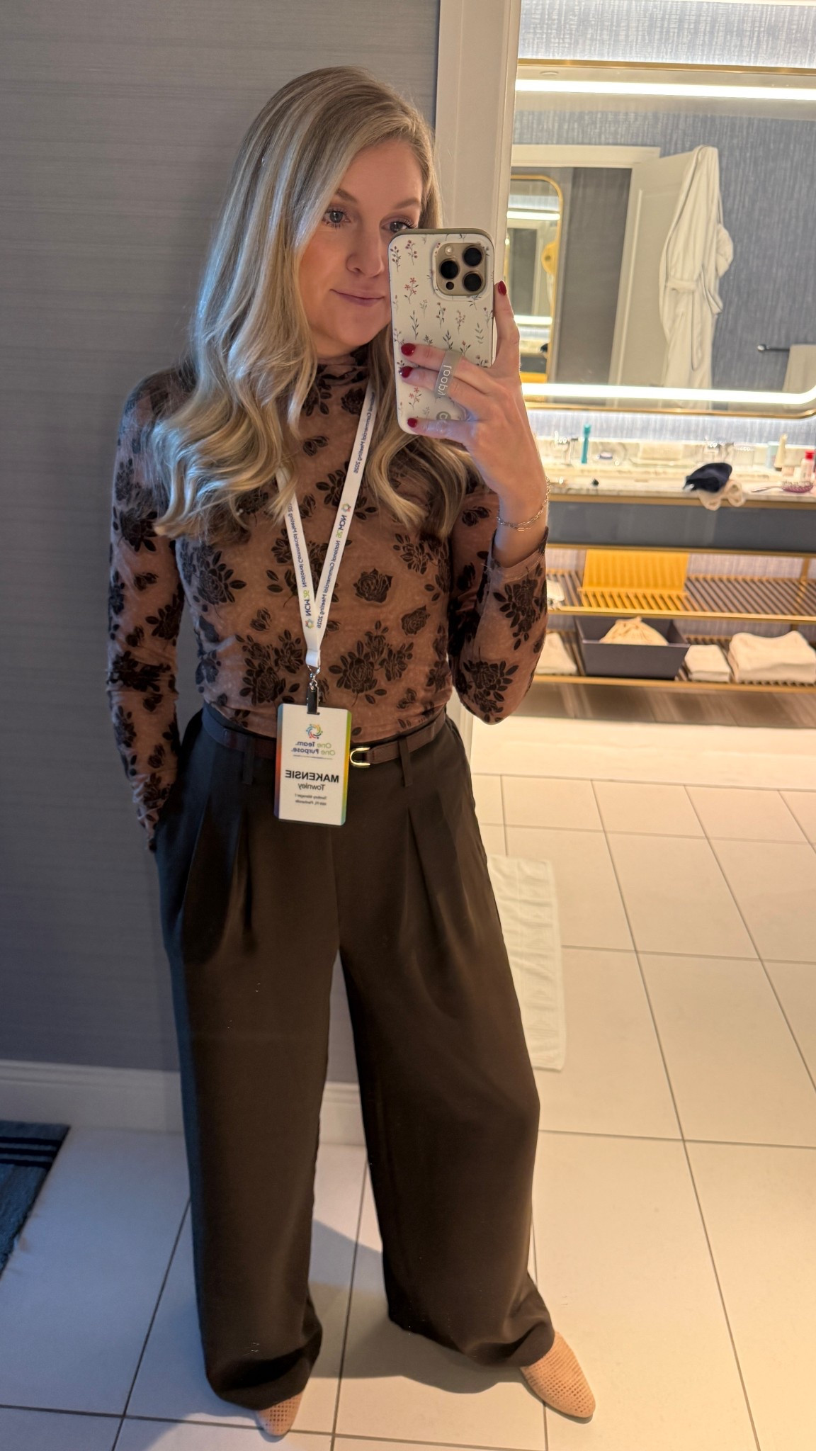 All brown business casual outfit for national sales meeting in Las Vegas 

#LTKWorkwear #LTKdayinmylife