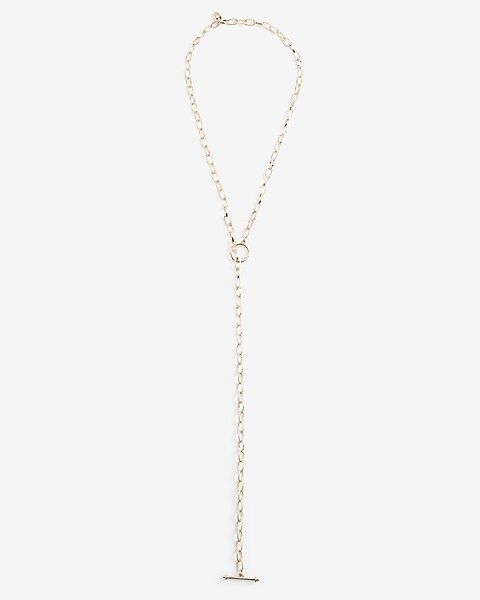 Oval Chain Toggle Y Necklace | Express