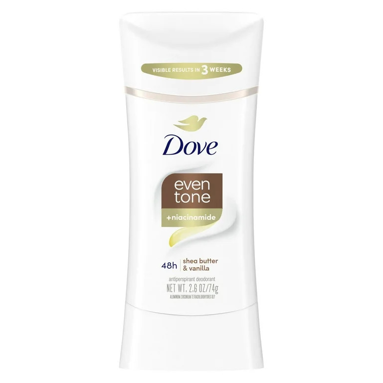 Dove Even Tone Antiperspirant Deodorant Stick Shea Butter & Vanilla, 2.6 oz | Walmart (US)