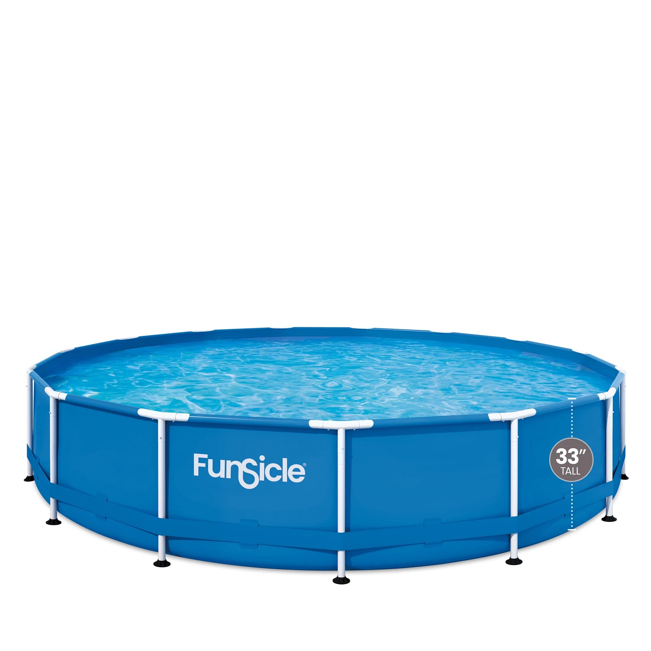 Funsicle 15 ft Activity Above Ground Frame Swimming Pool, with Filter Pump, Round, Age 6 & up | Walmart (US)