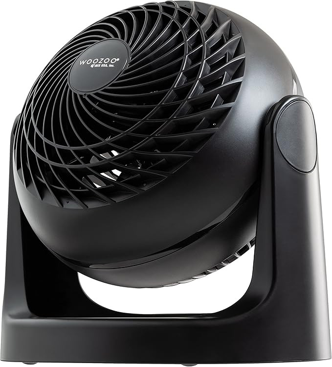 IRIS USA WOOZOO Desk Fan, Air Circulator, 3 Speeds, 52ft Max Air Distance, 360° Adjustable Tilt,... | Amazon (US)