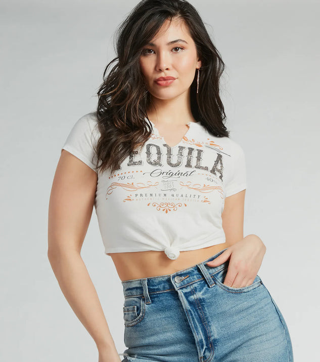 OG Tequila Crop Graphic Tee | Windsor Stores