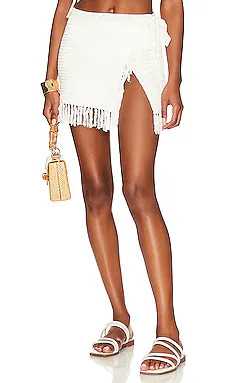 Lovers and Friends Stevie Skirt in White from Revolve.com | Revolve Clothing (Global)