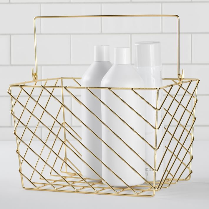 Extra Large Wire Shower Caddy | Pottery Barn Teen