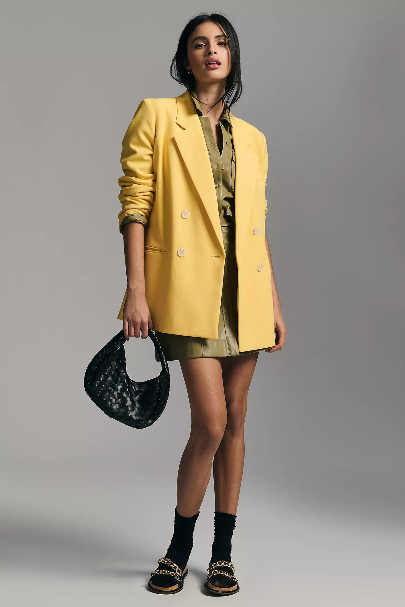 Maeve Double-Breasted Blazer | Anthropologie (US)