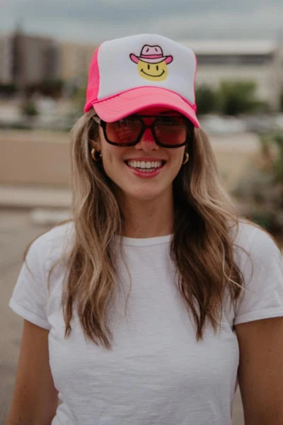 Cowboy Happy Face Foam Hat | Katydid.com