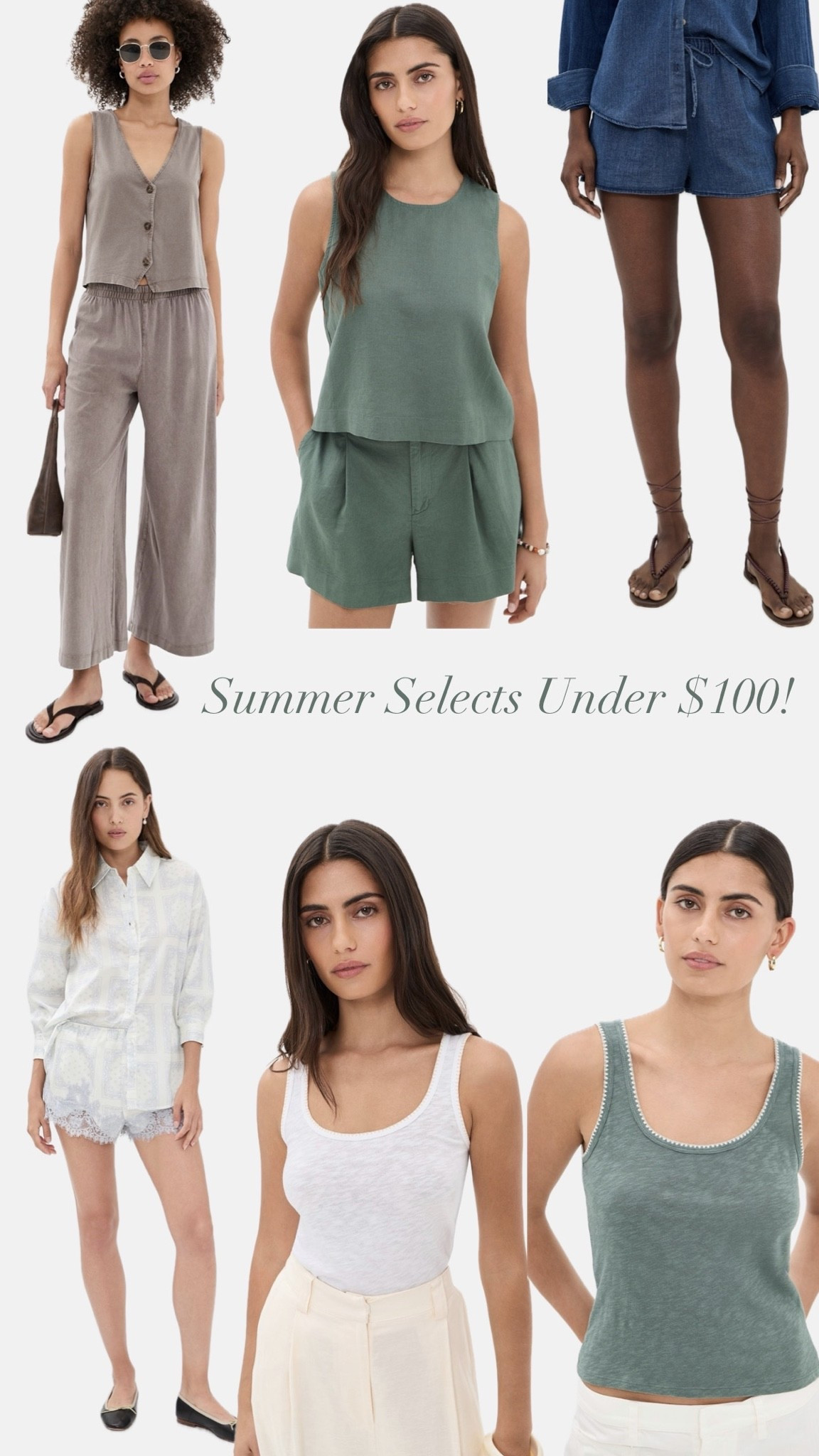Shopbop summer selects under $100 — daily edit cover from Found by Em