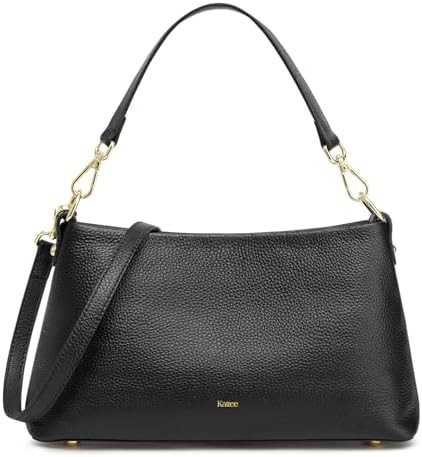 Kattee Genuine Leather Crossbody Bags for Women 2025 Trendy, Leather Tote Purses Shoulder Handbag... | Amazon (US)