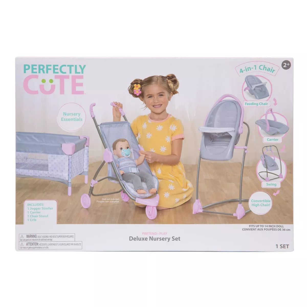Perfectly Cute Deluxe Nursery Baby Doll Playset | Target
