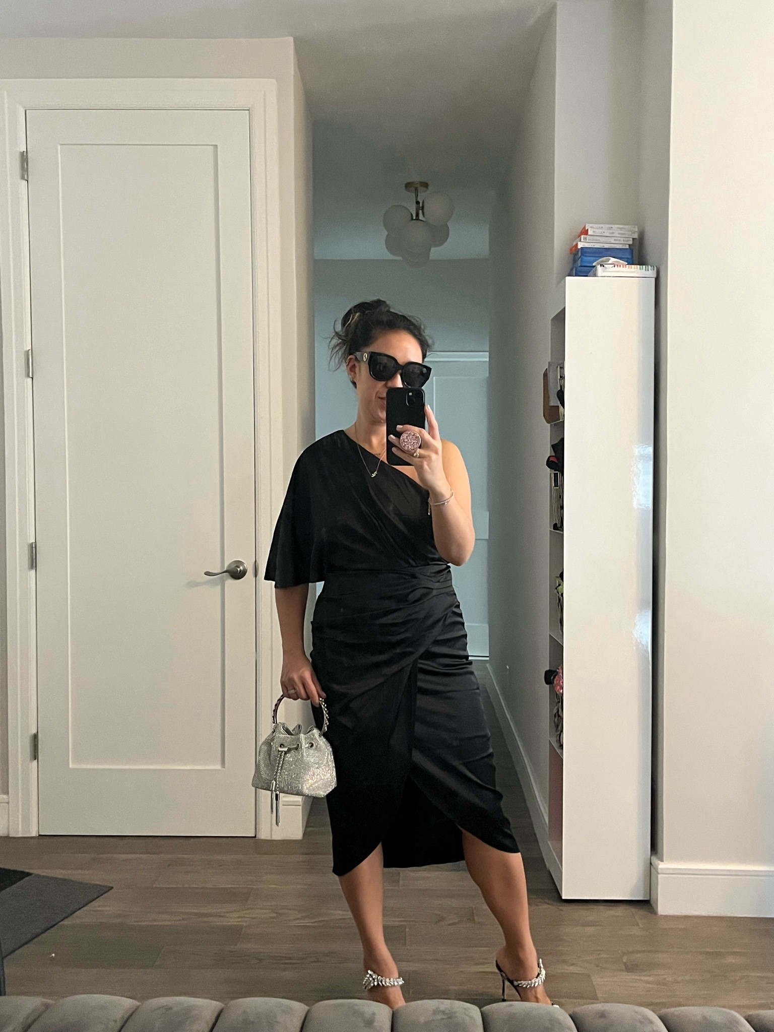 Another one shoulder dress. I like the sleeve detail on this one. Amazon fashion. Amazon find.

#LTKHoliday #LTKwedding #LTKfindsunder50