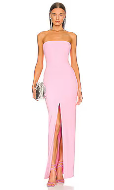 SOLACE London Bysha Maxi Dress in Bubblegum from Revolve.com | Revolve Clothing (Global)