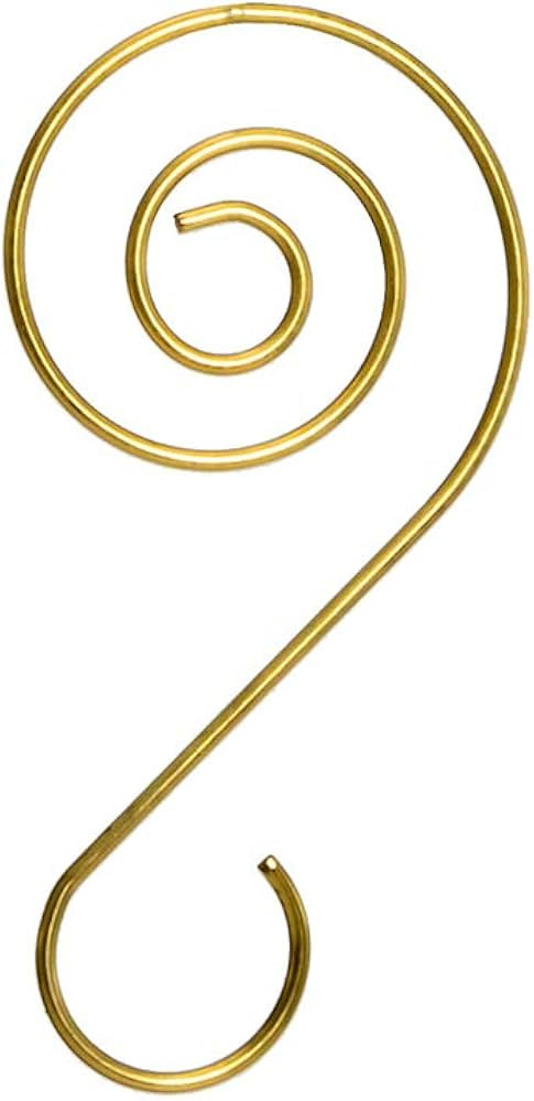Kurt S. Adler W5130 Ornament Hooks, Gold, 30 Hooks | Amazon (US)