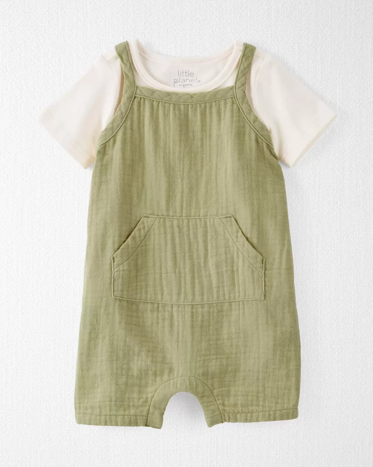 Baby Organic Cotton Gauze Shortall Set | Carter's