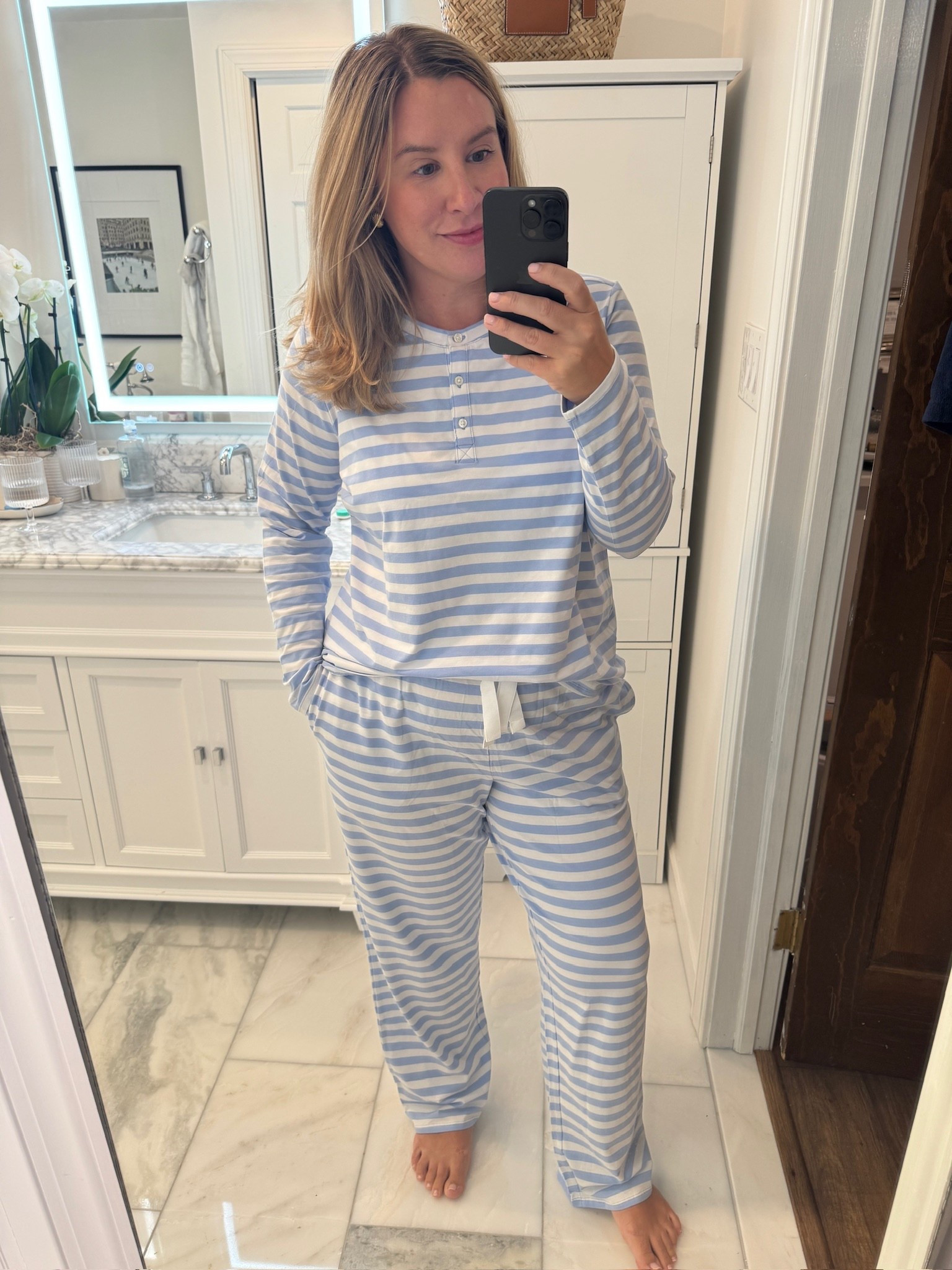 Love this classic striped pajamas! They’re super comfortable. Classic style, pajamas, gifts, holiday gifts, gifts for mom, gifts for her

#LTKStyleTip #LTKMidsize