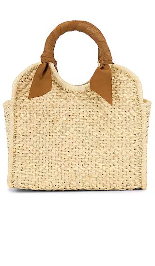 X REVOLVE Midi Handbag in Natural & Ivory | Revolve Clothing (Global)