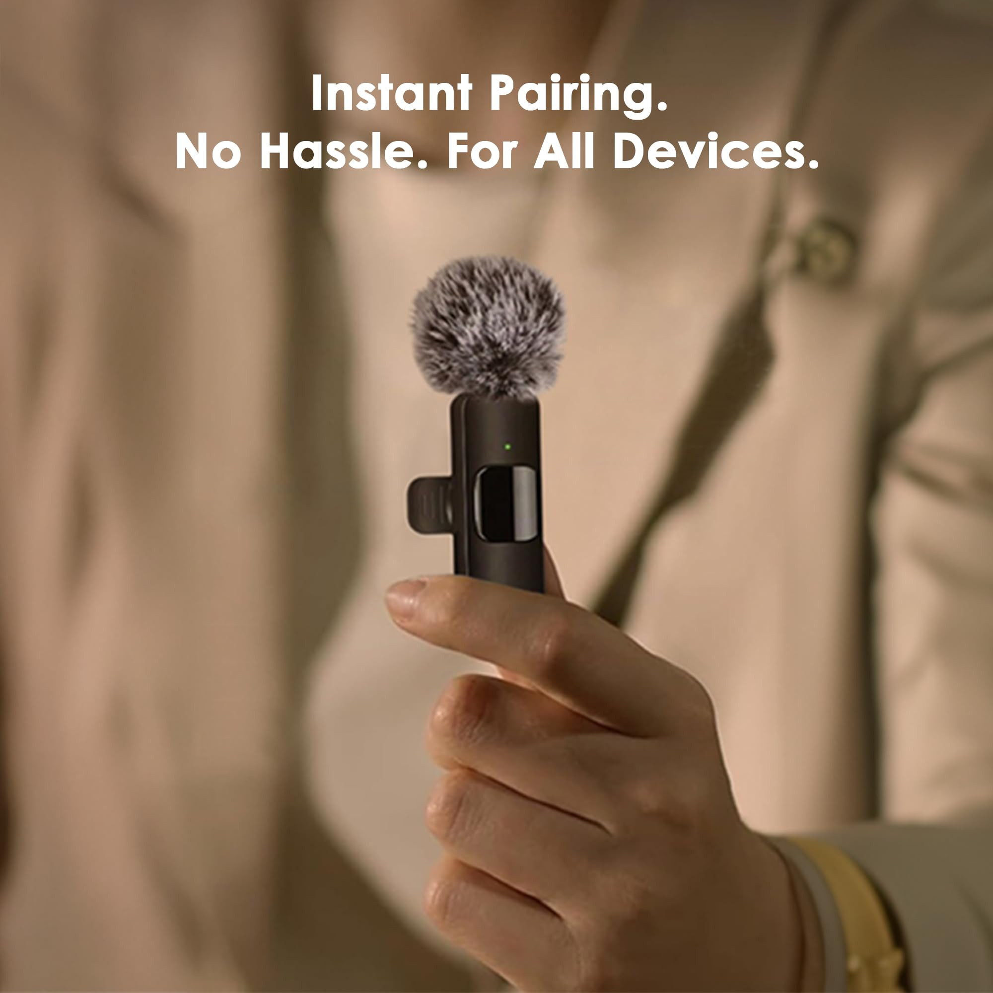 Mini Mic Pro (Newest Model), Wireless Microphone for iPhone, iPad, Android, Lavalier Microphone f... | Amazon (US)