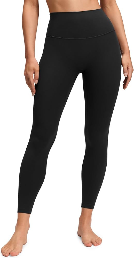 CRZ YOGA Butterluxe No Front Seam Yoga Leggings 25" - High Waisted Womens Lounge Pants Pilates Wo... | Amazon (US)