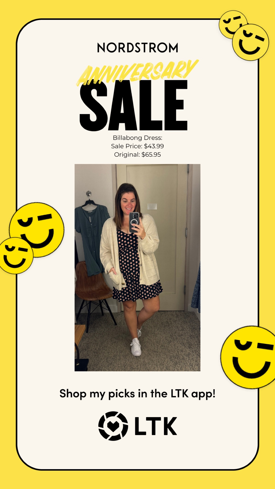 I feel like a lot of shoppers overlook the Billabong pieces during the sale! This dress is super cute, can be styled for summer or fall, it does run a bit small, so size up! It is also under $50! The cardigan is out of stock, but I will link it in case it comes back in! 

#LTKSaleAlert #LTKxNSale #LTKFindsUnder50
