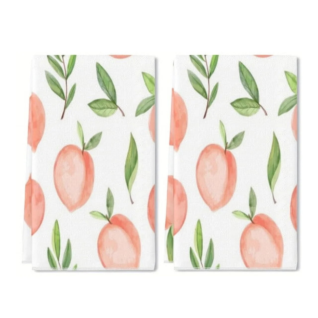 YladaFaie Toallas de Cocina Toallas de Plato con Patrón de Melocotón Toalla de Té de Verano To... | Walmart (US)