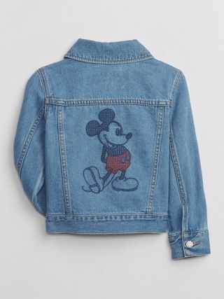 babyGap | Disney Mickey Mouse Icon Denim Jacket with Washwell | Gap Factory