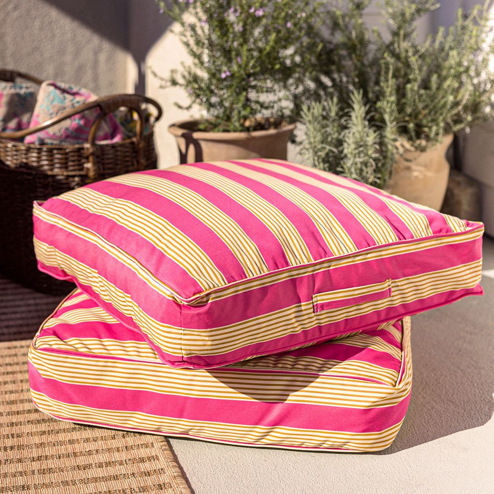 Frannie Outdoor Floor Pillow | GreenRow