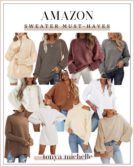 Amazon sweaters for winter - Christmas party outfits - amazon free people dupes - splurge or save - look for less - holiday tops and sweaters from amazon 


#LTKHoliday #LTKunder50 #LTKSeasonal
