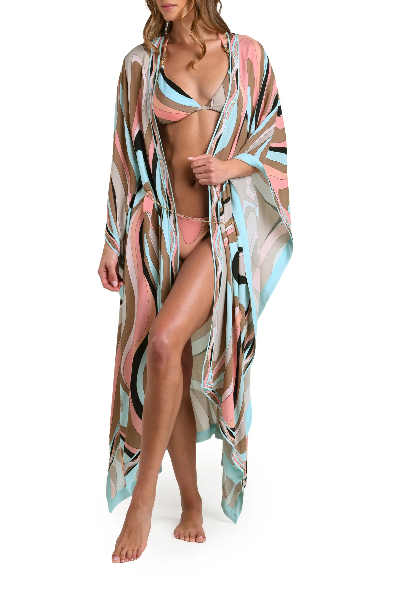 Kara Abstract Swirl Cover-Up Maxi Duster (Women) | Nordstrom | Nordstrom